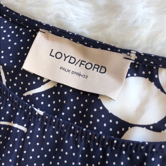 Loyd/Ford NWT floral navy & cream dress 🤩 - Picture 4 of 7